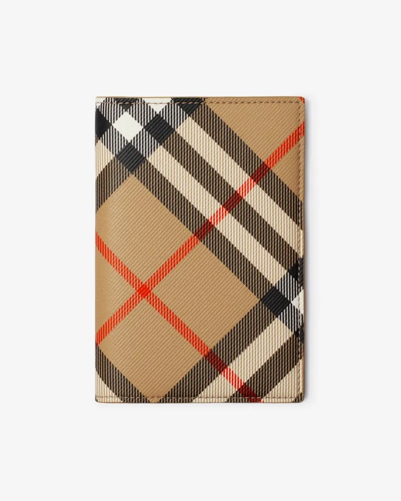 Burberry Passetui in Check Sand