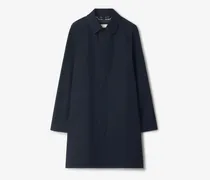 Mittellanger Car Coat aus gebondeter Gabardine