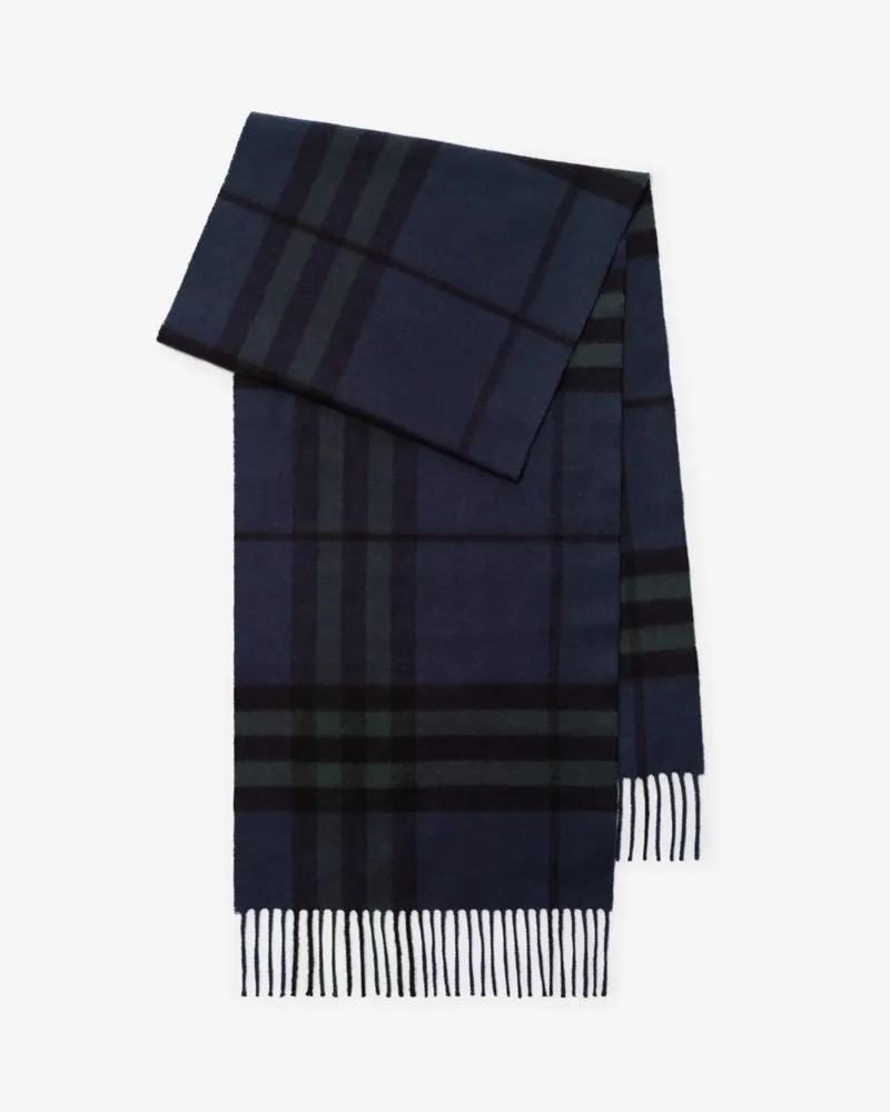 Burberry Kaschmirschal in Check Black