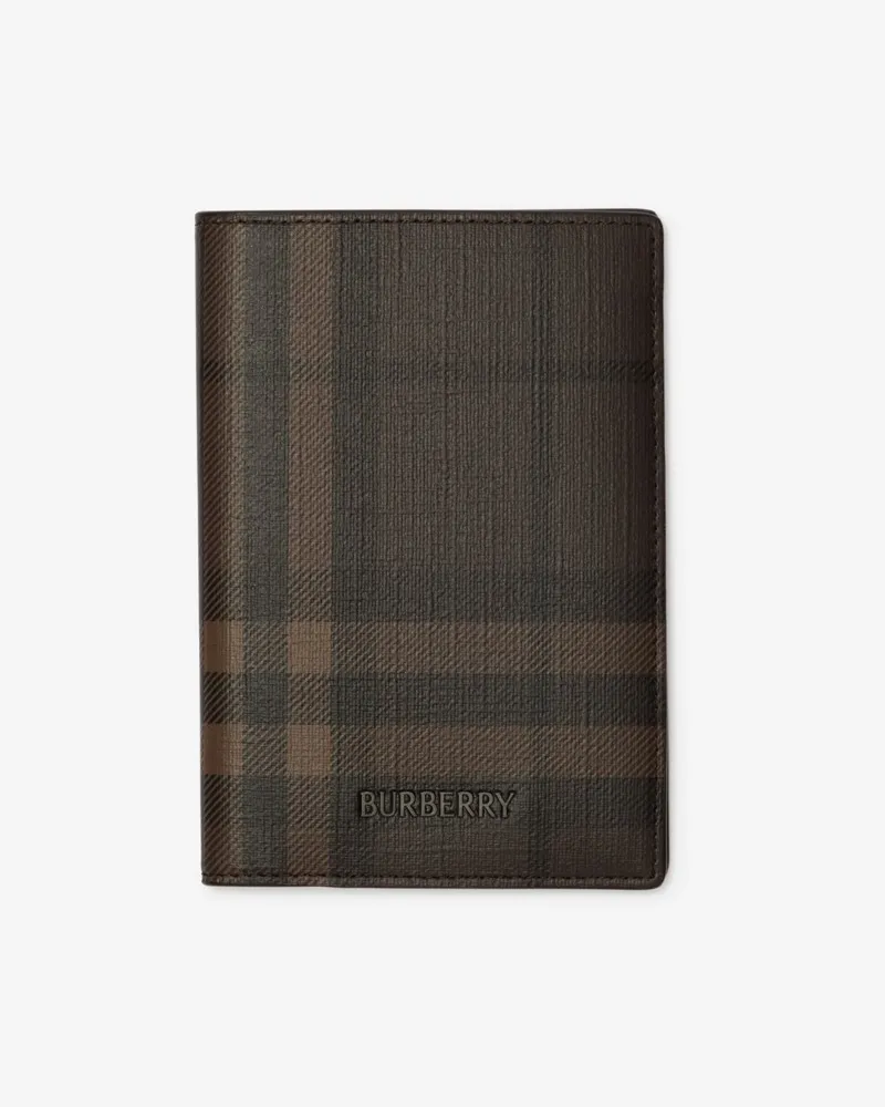 Burberry Passetui „City“ in Check Dark