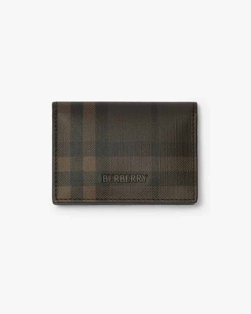 Burberry Faltbares Kartenetui „City“ in Check Dark