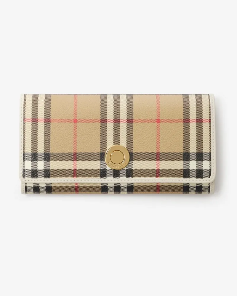 Burberry Brieftasche in Check im Kontinentalformat Vntg