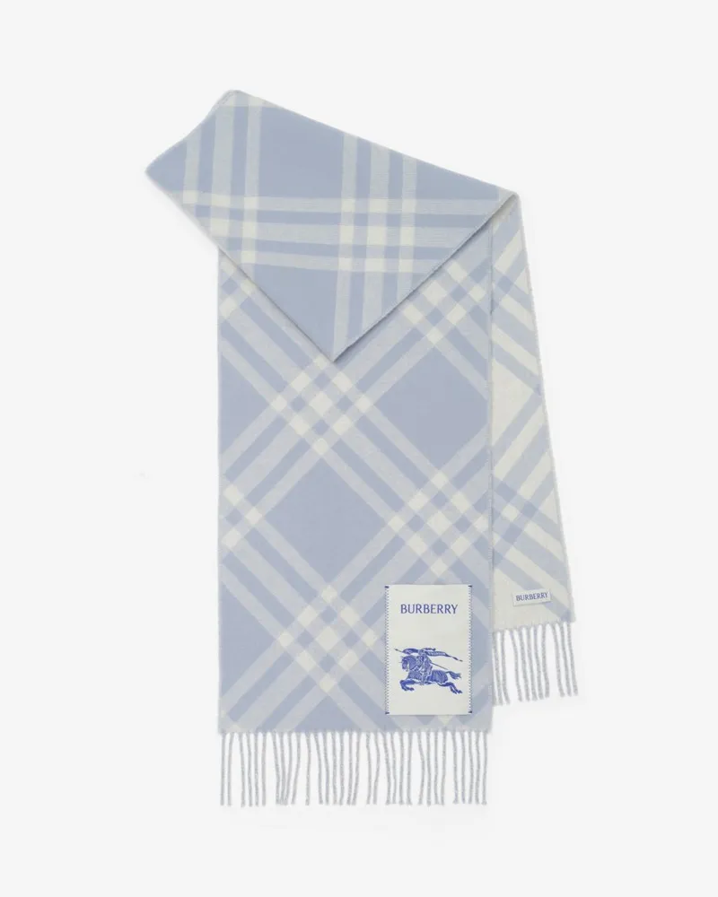 Burberry Kaschmirschal mit Karomuster Bank