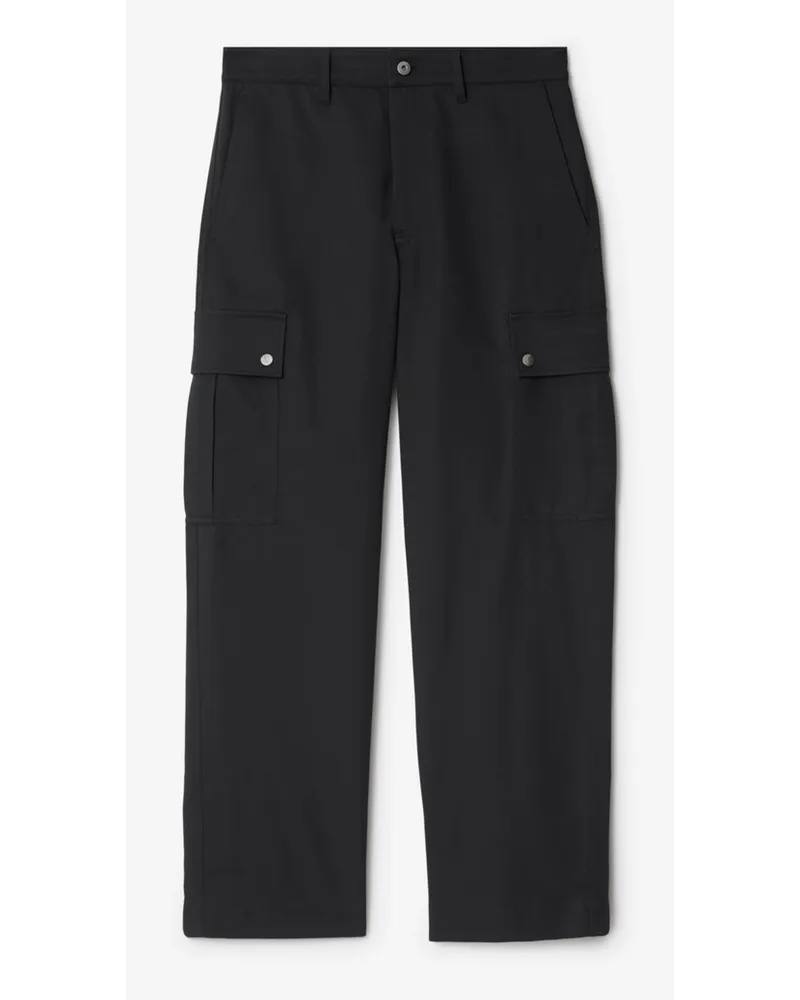 Burberry Baumwollmisch-Cargohose Schwarz