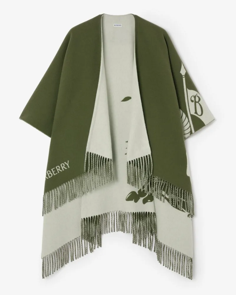 Burberry Woll-Kaschmir-Cape mit Knight Pea