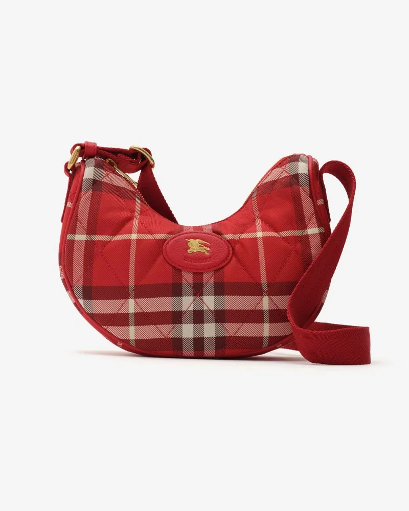 Burberry Crossbody-Tasche „Horseshoe Crayon-rot