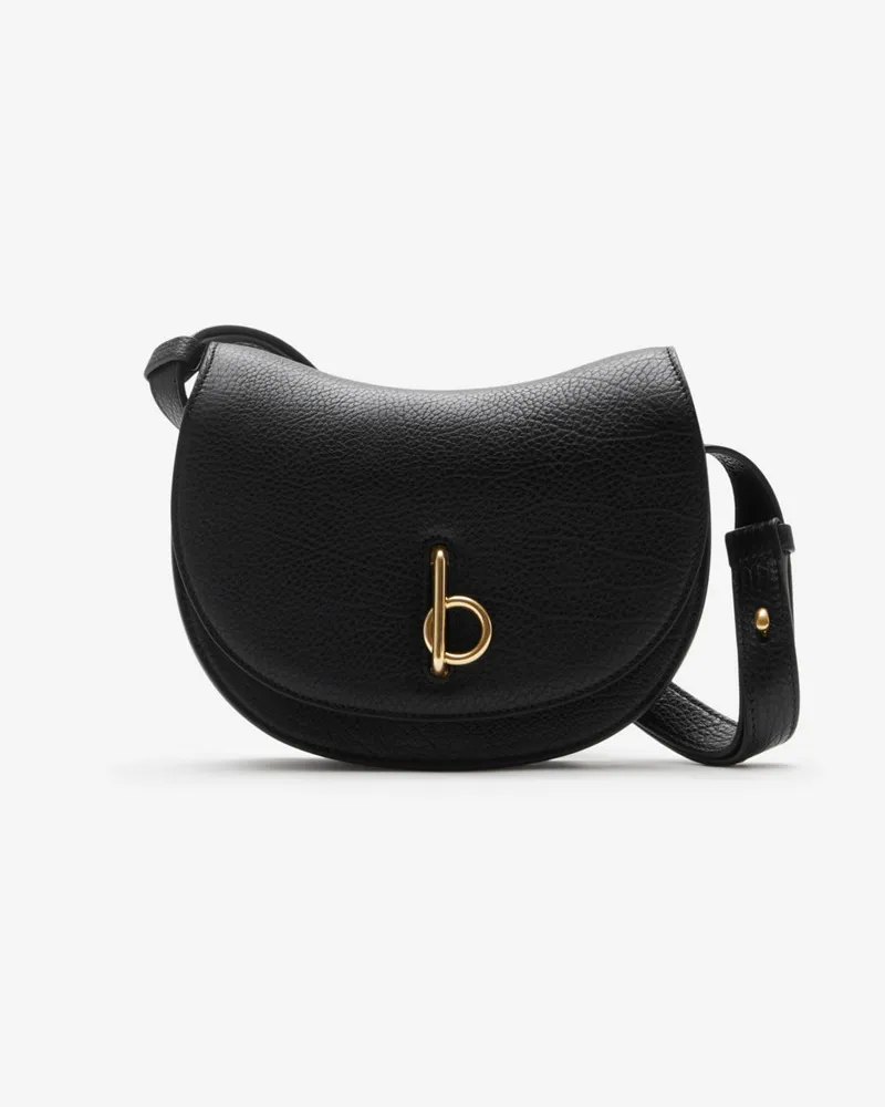 Burberry Tasche „Rocking Horse“ im Kleinformat Schwarz