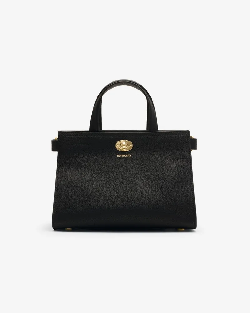 Burberry Henkeltasche „Cotswolds“ im Kleinformat Black