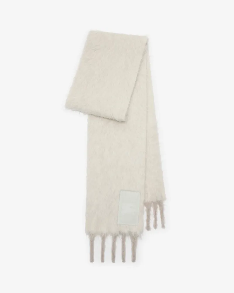 Burberry Alpakawollmisch-Schal White-weiß