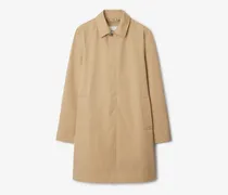 Mittellanger Car Coat aus gebondeter Gabardine , Size