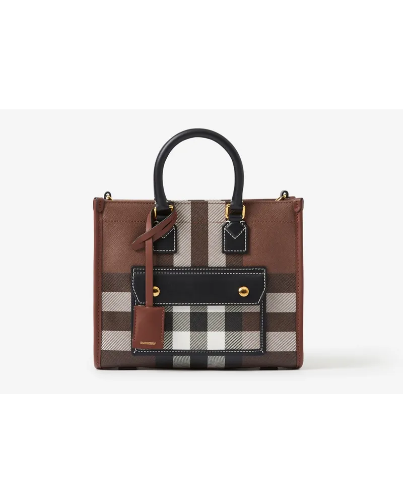 Burberry Henkeltasche „Freya“ im Kleinformat Dunkles