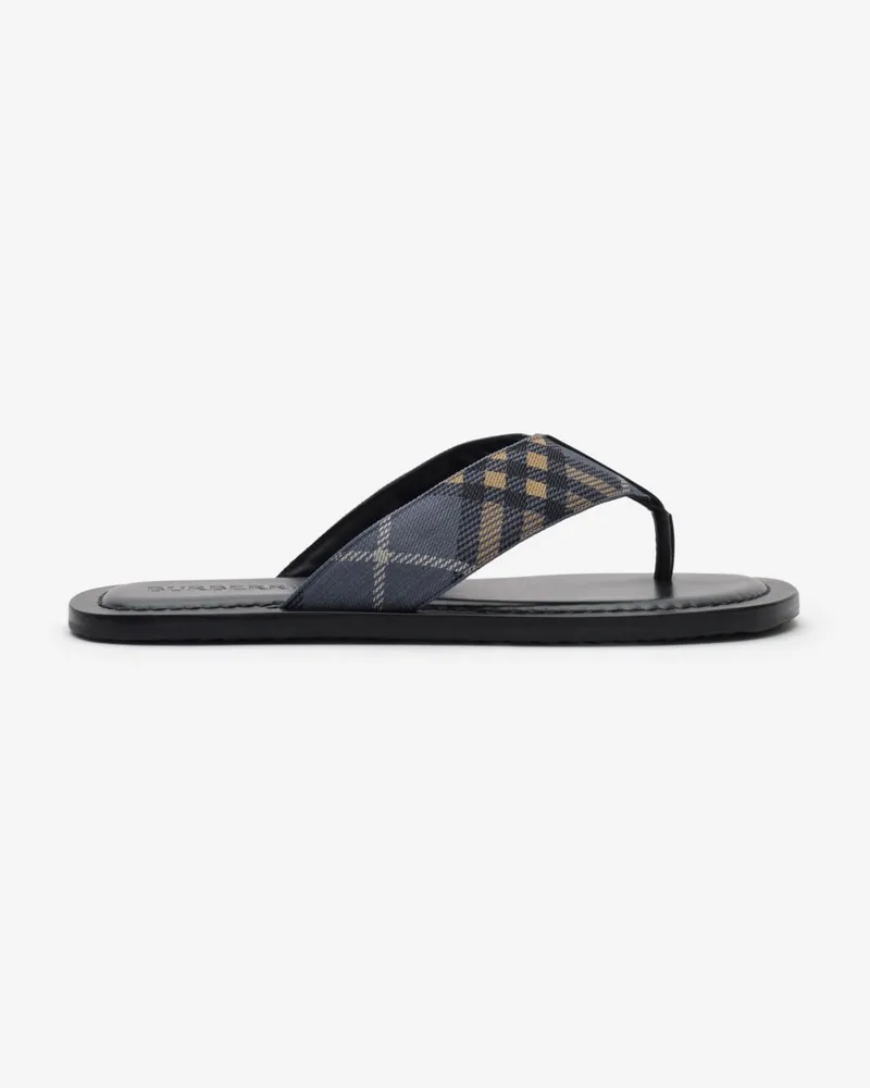 Burberry Sandalen „Pavilion“ in Check , Size Wave-blau
