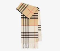 Kaschmirschal in kontrastierendem Check