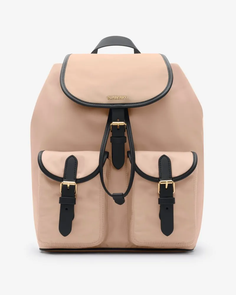 Burberry Nylon-Rucksack Beigerosa
