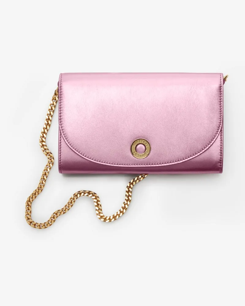 Burberry Brieftasche mit Kettenriemen Rosa