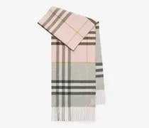 Kaschmirschal in kontrastierendem Check