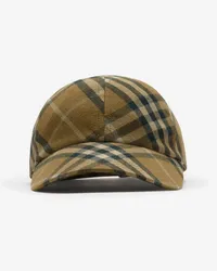 Burberry Baumwoll-Basecap in Check Camp