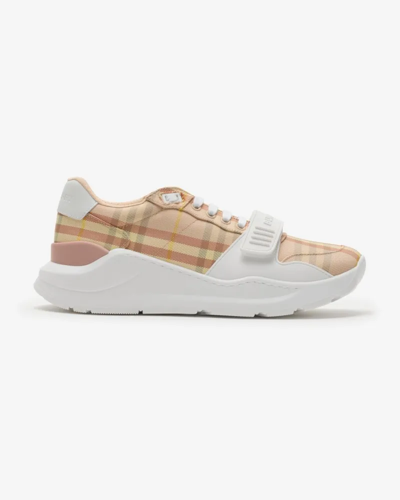 Burberry Sneaker in Check Teetassenrosa