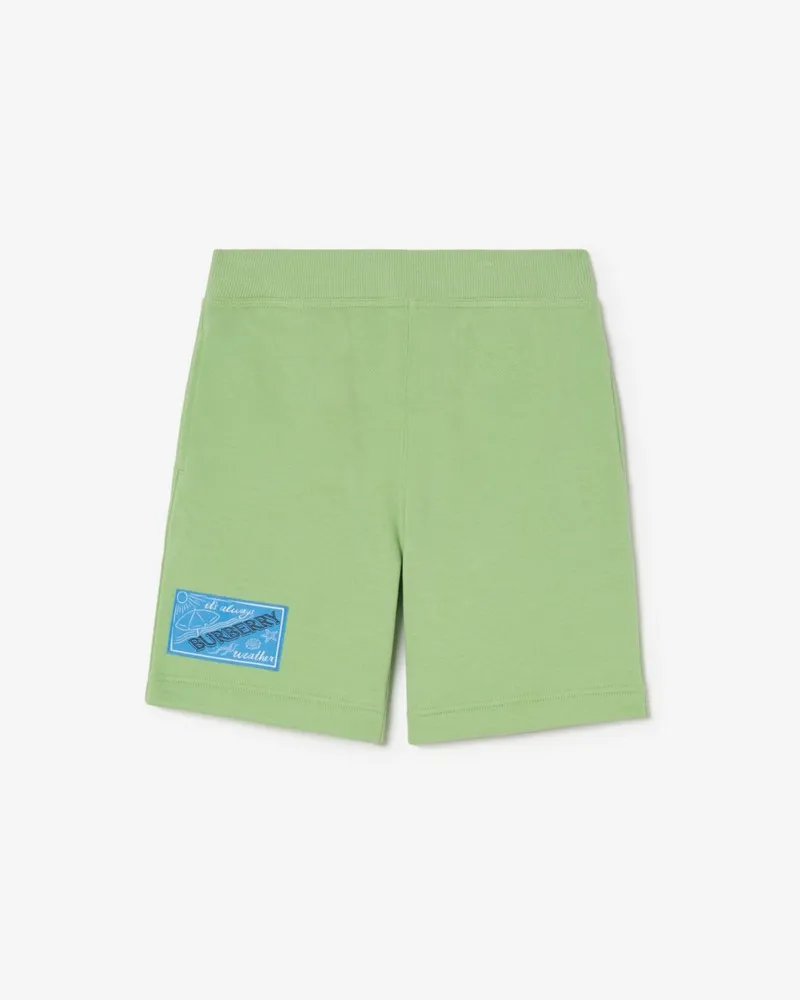 Burberry Baumwollshorts , Size Honeydew-grün