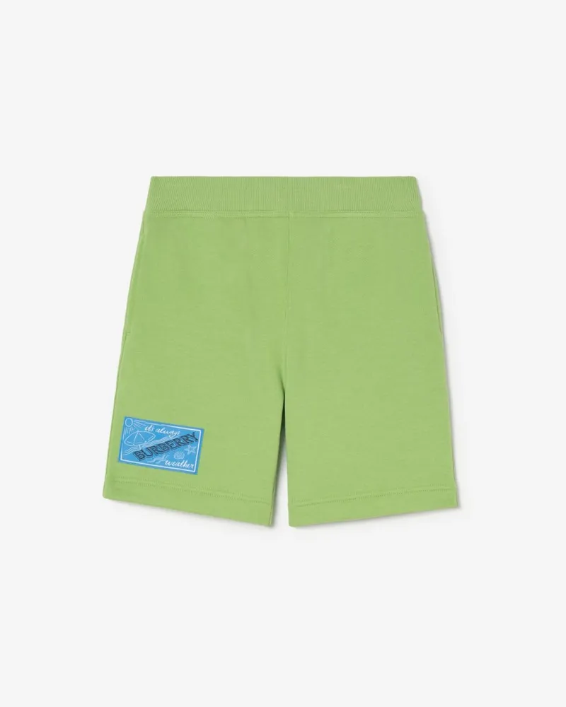 Burberry Baumwollshorts , Size Honeydew-grün