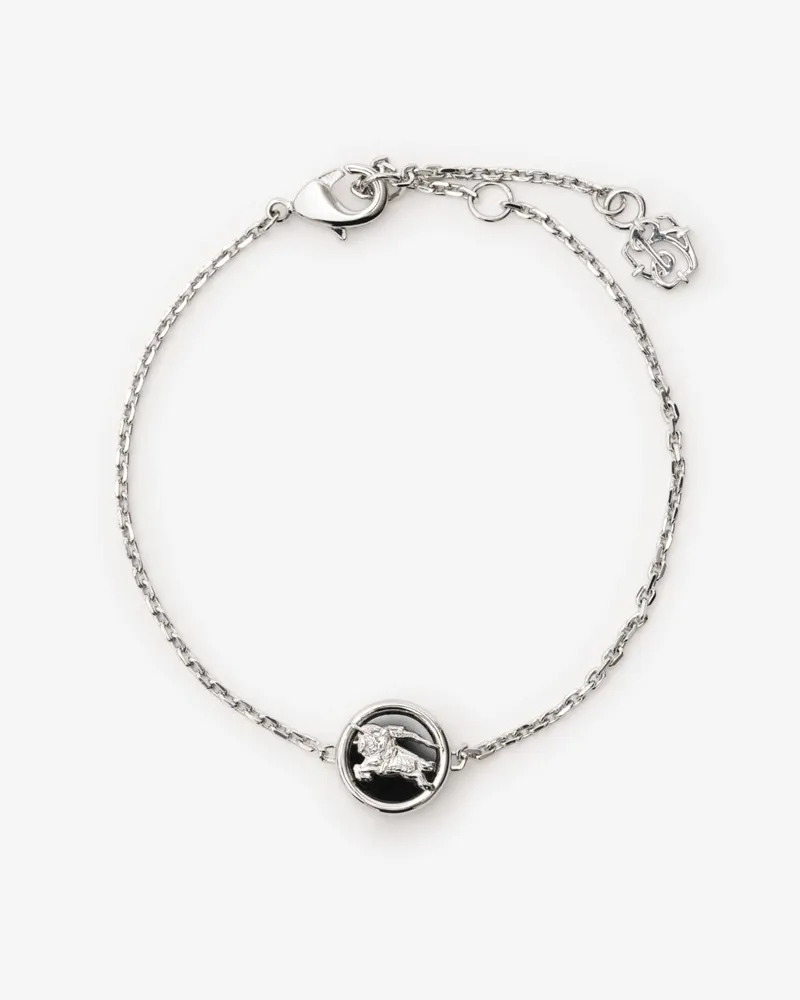 Burberry Armband mit Knight-Scheibe Silver