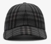 Woll-Basecap in Check , Size
