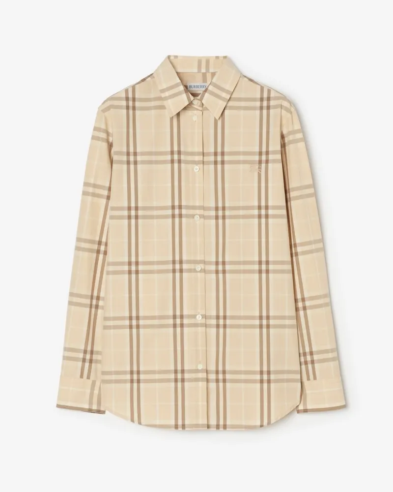 Burberry Klassisches Baumwollhemd in Check , Size Yarn