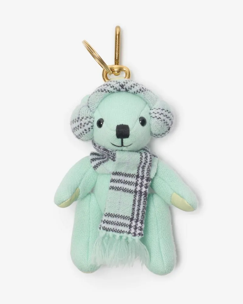 Burberry Thomas Teddybär-Anhänger Seafoam-grün