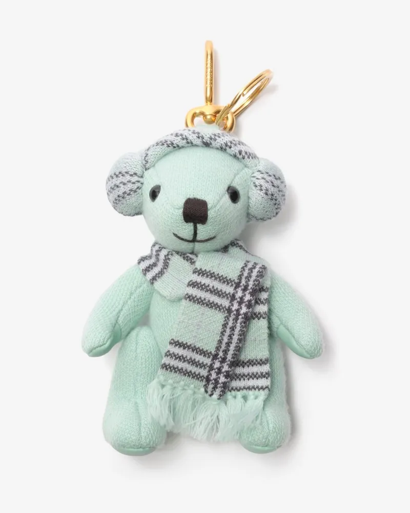 Burberry Thomas Teddybär-Anhänger Seafoam-grün