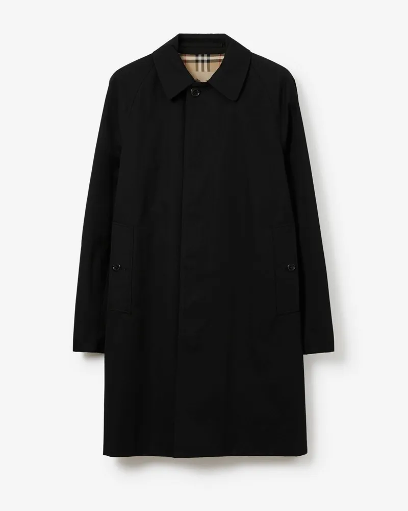 Burberry Mittellanger Heritage-Car Coat „Camden“ , Size Black