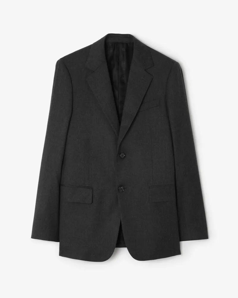 Burberry Jackett „Sloane“ aus Wollflanell , Size Dunkles