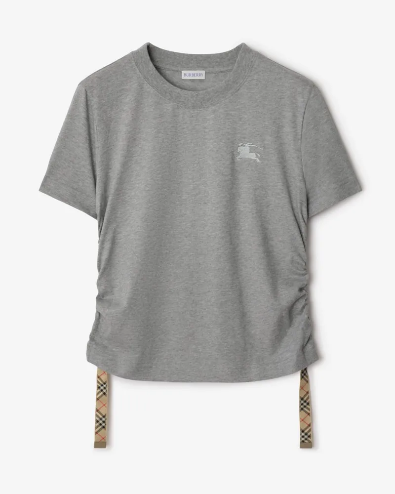 Burberry Festival-T-Shirt aus Baumwolle , Size Pale