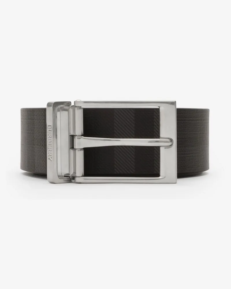 Burberry Wendbarer Gürtel mit Check , Size Iron