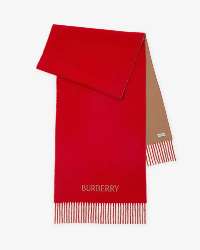 Burberry Wendbarer Kaschmirschal mit EKD-Motiv Pillar