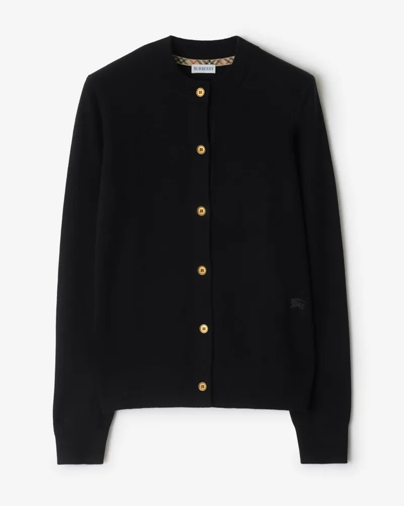 Burberry Kaschmirmisch-Cardigan Black