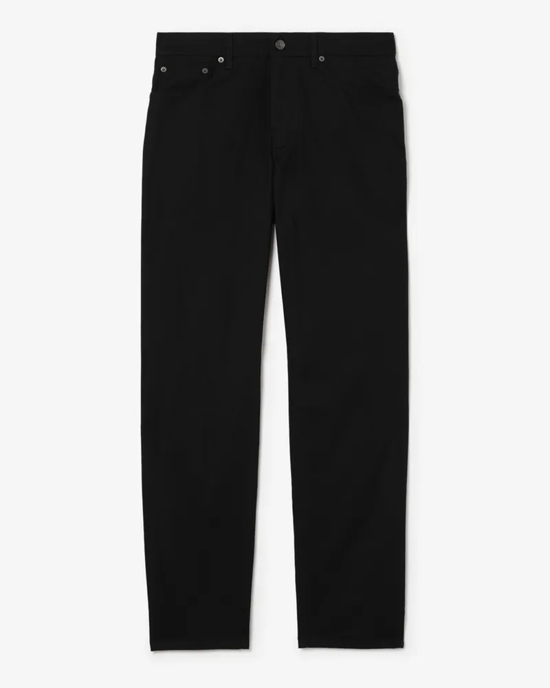 Burberry Gabardine-Hose , Size Black