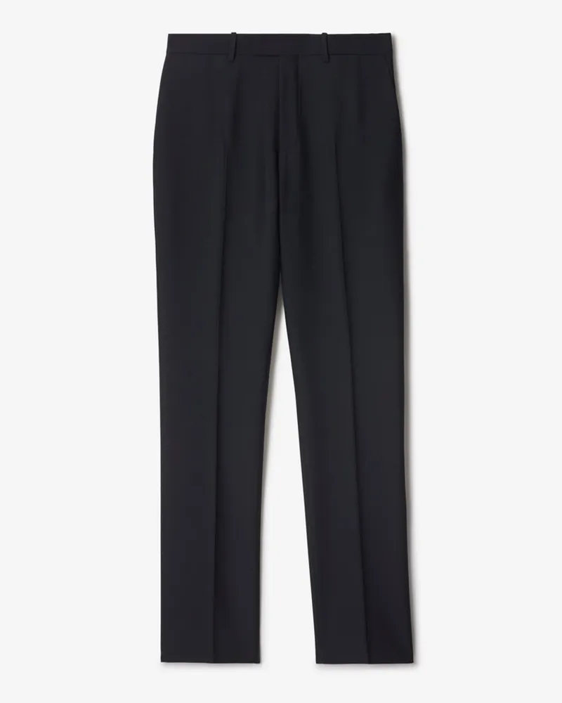Burberry Elegante Wollhose Marineblau