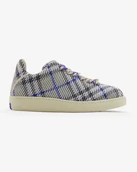 Burberry Sneaker „Box“ mit gestricktem Karomuster Lichen