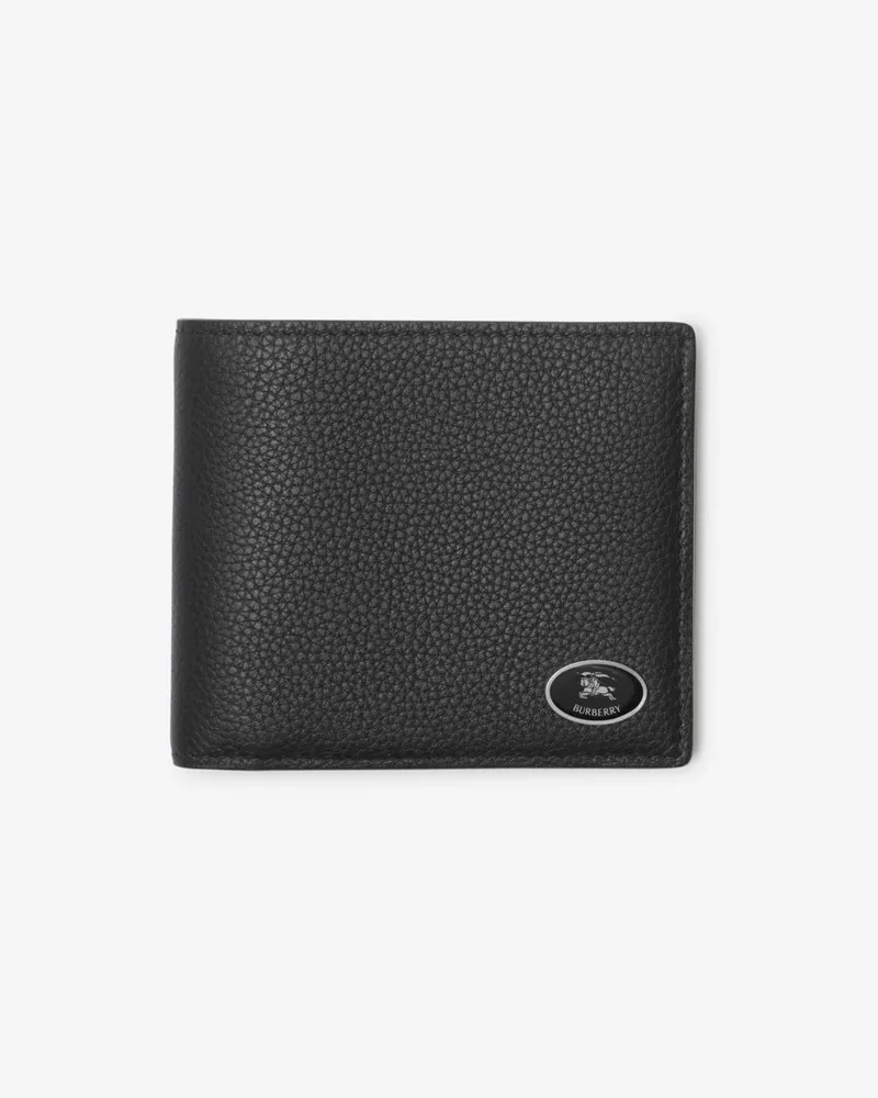 Burberry Faltbrieftasche mit Knight Stamp Schwarz