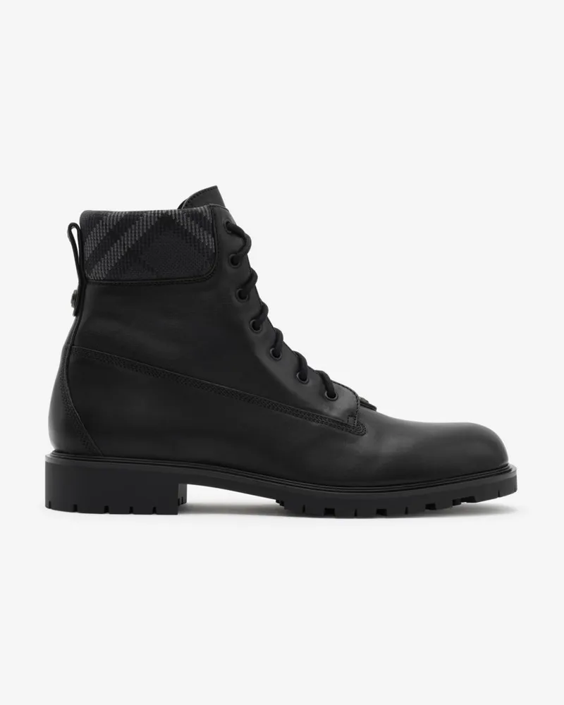 Burberry Lederstiefel „Durham“ , Size Black