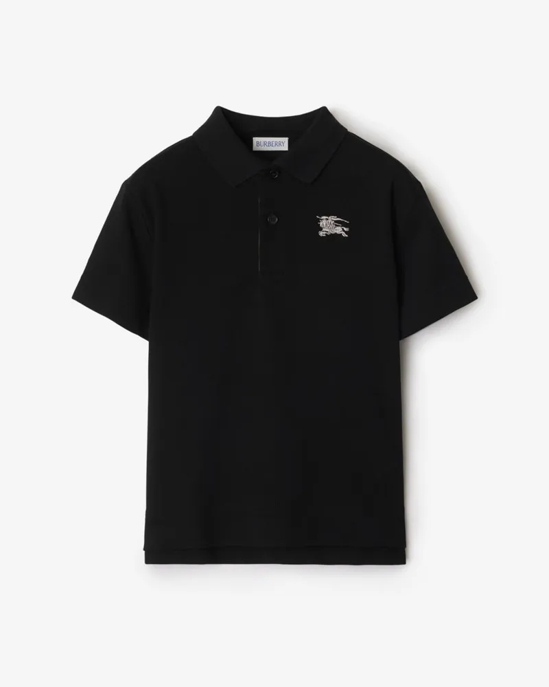 Burberry Baumwoll-Poloshirt , Size Schwarz