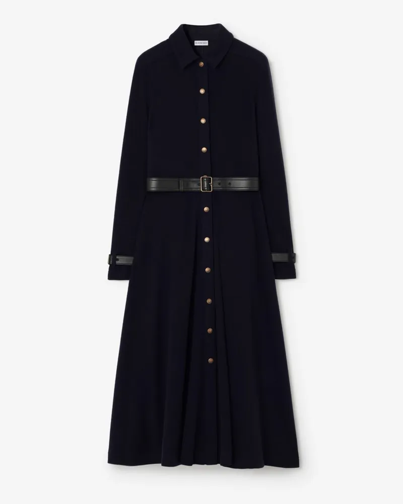 Burberry Hemdkleid aus Wolle , Size Navy
