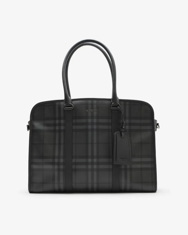 Burberry Henkeltasche „City“ in Check Iron