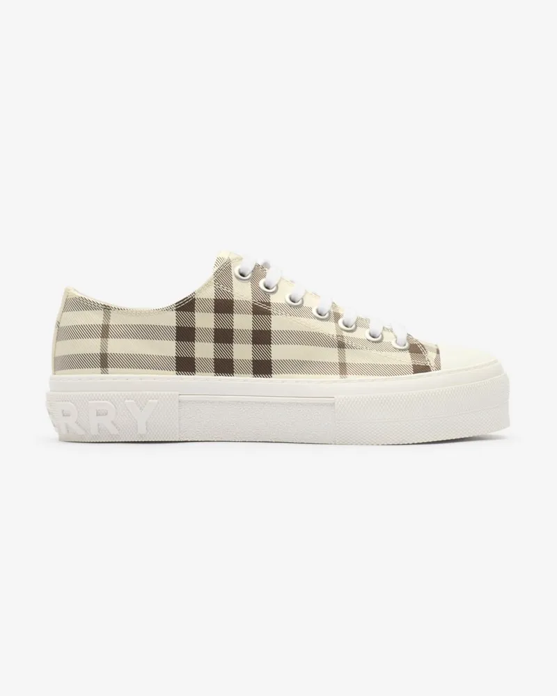 Burberry Sneaker in Check Hellbeige