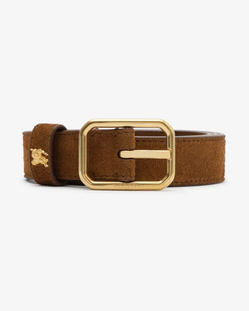Burberry Gürtel „Knight“ aus Veloursleder , Size Hazel