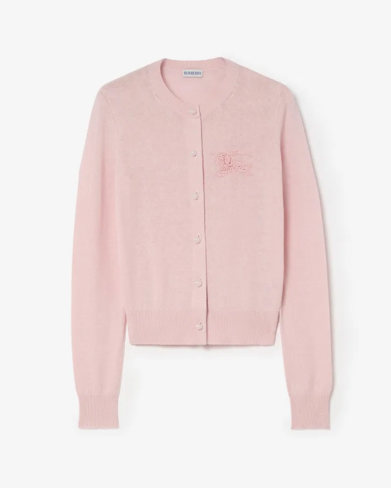 Burberry Baumwoll-Woll-Cardigan mit Knight Mallow