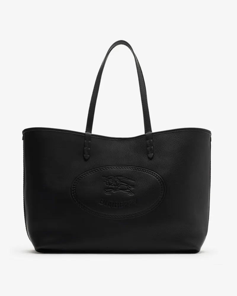 Burberry Mittelgroße Henkeltasche „Highlands Schwarz