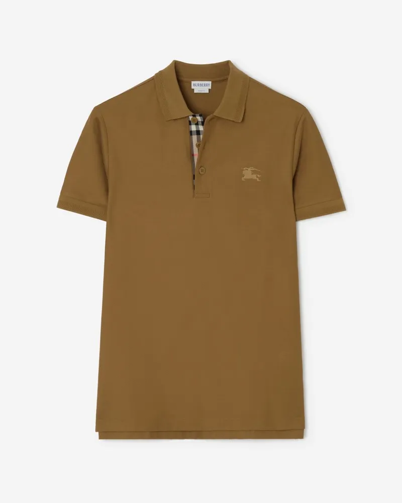 Burberry Baumwoll-Poloshirt Fawn