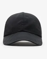 Burberry Nylonmisch-Basecap in Check Schwarz