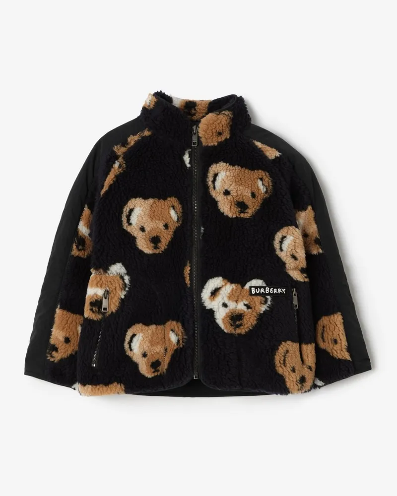 Burberry Fleecejacke mit Thomas Teddybär , Size Ink